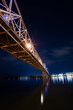 Stratching across the Ohio River at Night