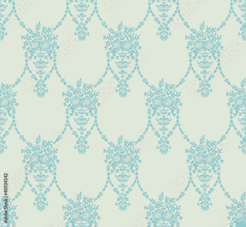 Vector: The background with abstract floral elements The background with abstract floral elements