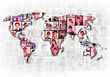 World map background