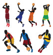 Basketball players