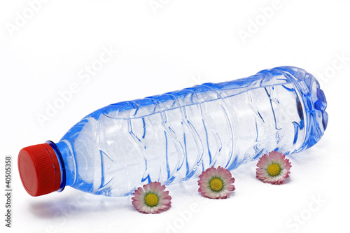 Foto: wasserflasche mit blumen wasserflasche mit blumen