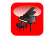 Vector: App - Klavier-Flügel App - Klavier-Flügel