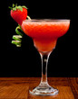 Fresh strawberry cocktail