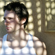 Man looking away