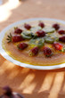 Fruit dessert on the table
