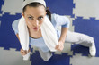 Woman exercising
