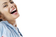 Woman having a great laugh