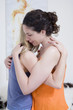 Woman consoling her friend