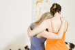 Woman consoling her friend