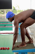 Foto: Man on starting block Man on starting block