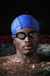 Man in the swimming pool