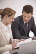 Business people having discussion