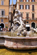The Fountain of Neptune in Piazza Navona, Rome