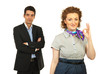 Successful team of business people