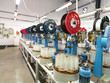 detail of thread factory production line