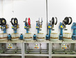 detail of thread factory production line