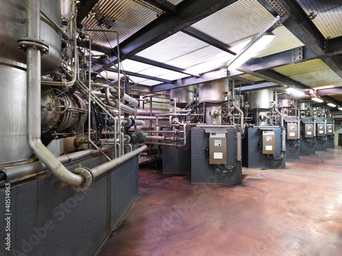 Foto: pipe system in a modern factory pipe system in a modern factory