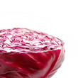 Cut red cabbage