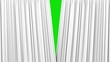 White curtain, Opening and closing.