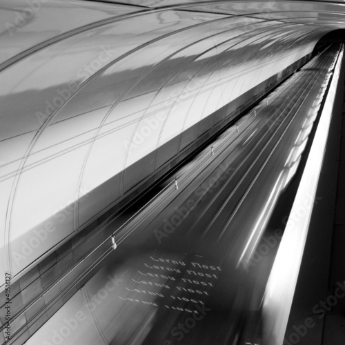 Photo: subway motion blur subway motion blur