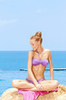 Gorgeous Woman In Bikini
