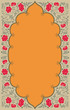 ancient frame background with floral ornament ancient frame background with floral ornament