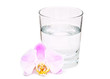 glass and orchid