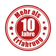 Experience Stamp 10 DE