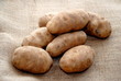 Potatoes on Burlap