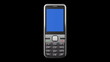 Video: Mobile phone on black background. HD. Mask. Mobile phone on black background. HD. Mask.
