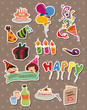 birthday stickers birthday stickers