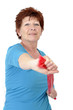 Foto: Arbeiten mit dem Gummiband Arbeiten mit dem Gummiband