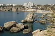 Coast of Mediterranean sea in Antalya, Turkey Coast of Mediterranean sea in Antalya, Turkey