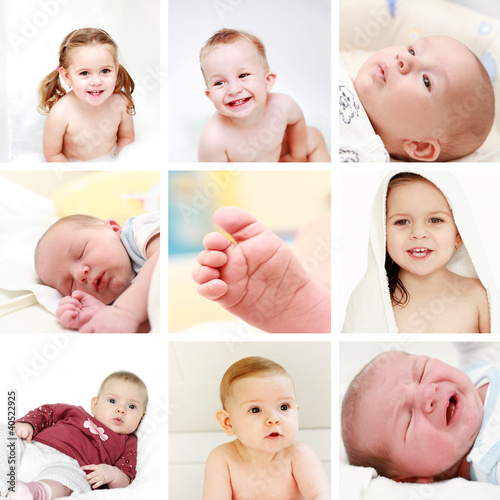 Photo: Babies and kids collage Babies and kids collage