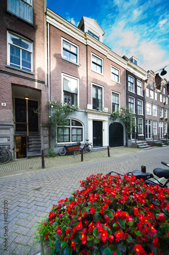 Photo: calm street of Amsterdam calm street of Amsterdam