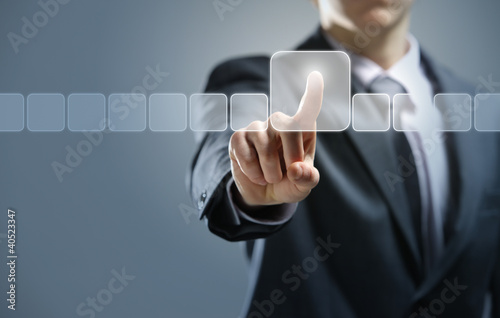 Foto: touchscreen interface touchscreen interface