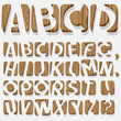 Wooden 3D alphabet Wooden 3D alphabet