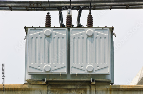 Photo: Electrical transformer station Electrical transformer station