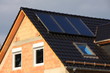 Solaranlage auf einem Dach