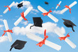 Photo: Graduation Caps & Scrolls Graduation Caps & Scrolls
