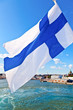 Waving Finnish Flag