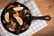 Photo: Rustic mussels and prawns. Rustic mussels and prawns.