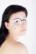 portrait fantaisie d'une jolie jeune femme brune