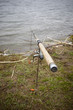 Light feeder rod waitng for a big fish.