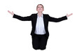 Businesswoman praying