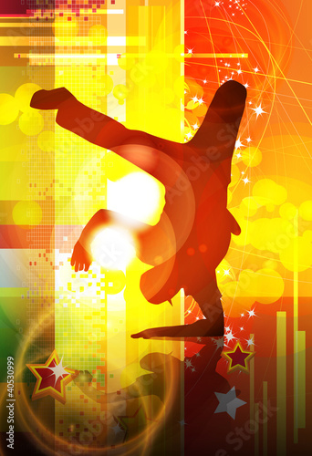 Illustration: Breakdancer Breakdancer