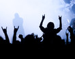 Photo: concert. contour of the fans concert. contour of the fans
