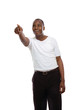 Portrait of an African American showing