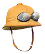 Foto: Retro cork helmet for tropical destinations. Retro cork helmet for tropical destinations.
