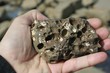 Stone in hand